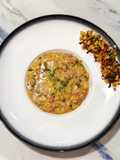 Chicken, corn and bacon chowder