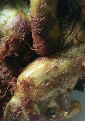 Foto resep Ayam serundeng/ayam bumbu