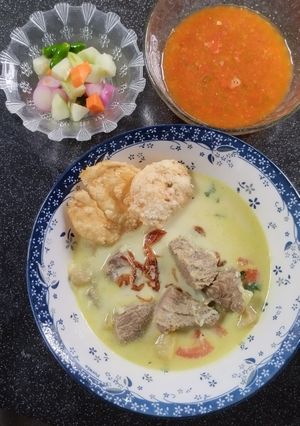 Foto resep Soto betawi kuah santan susu