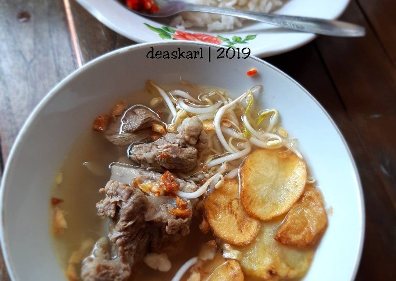 Soto daging bening boyolali