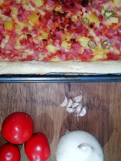 Una foto de Pizza