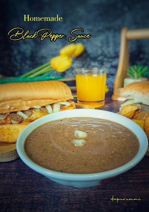 Gambar Homemade Sos Black Pepper