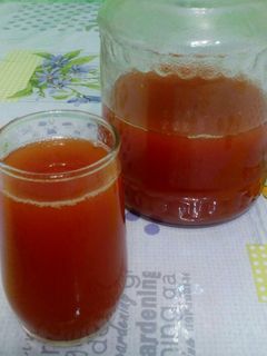 Csipkebogyólé recept fotója
