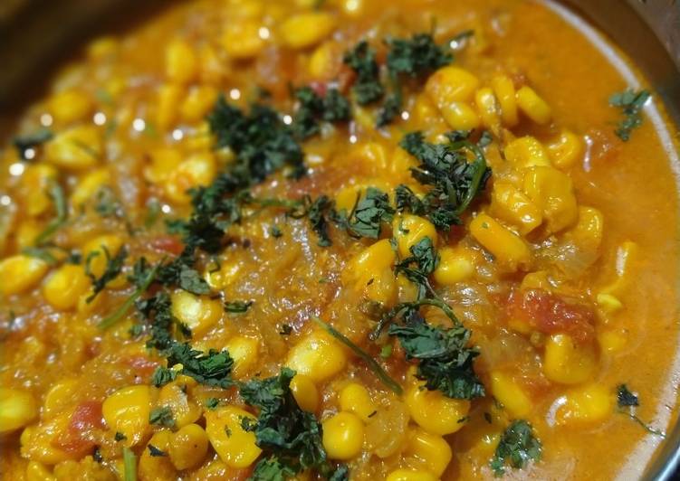 Frozen corn curry