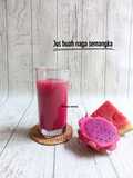 Jus buah naga semangka