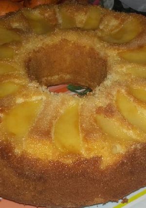 Una foto de Torta de manzana