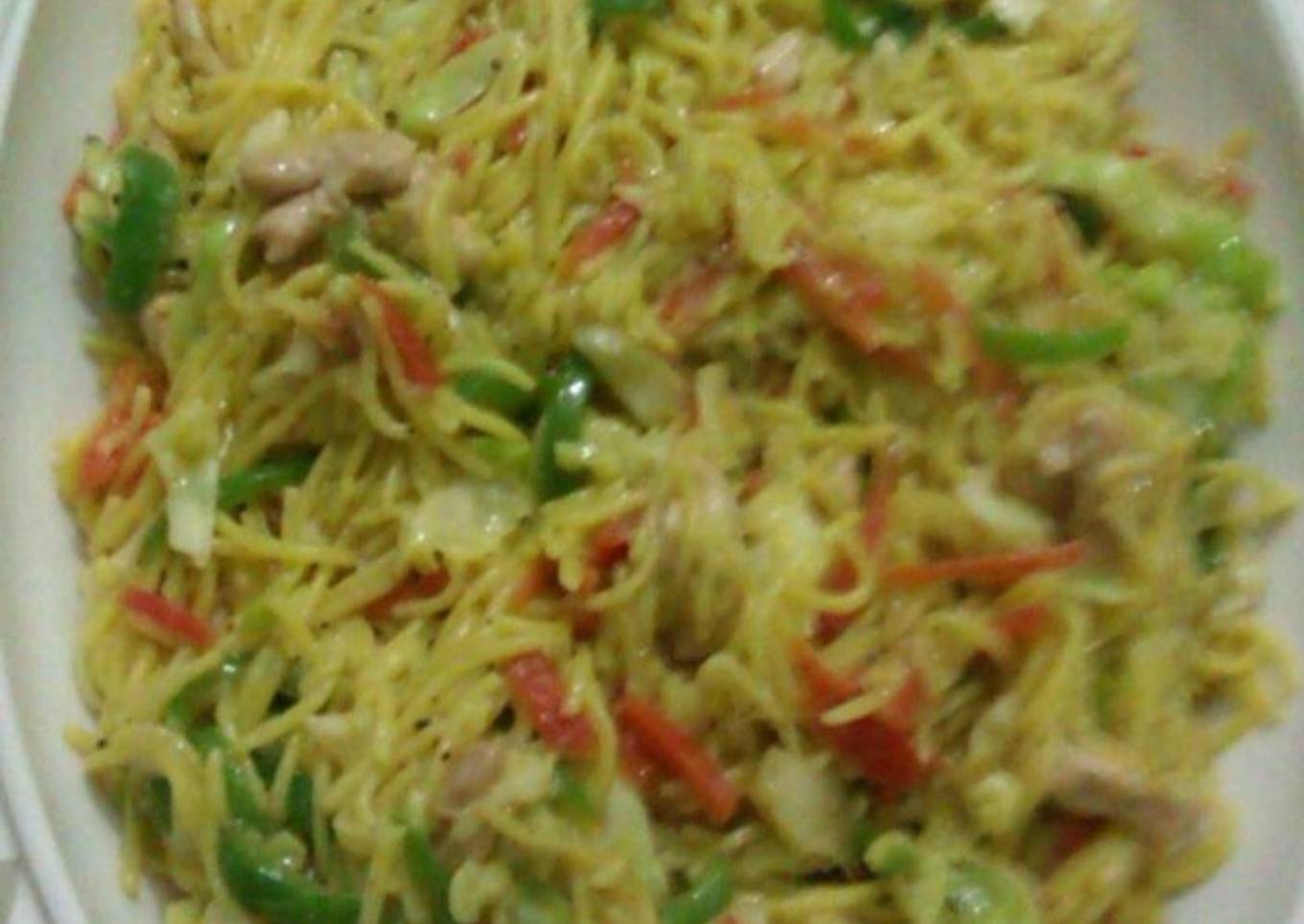 Chicken tikka noodles