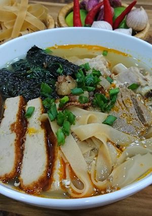 Hình của món Bánh Đa Cua.