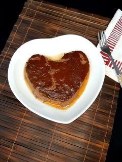 হার্ট শেইপ চকলেট পুডিং রেসিপির প্রধান ছবি