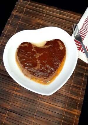 হার্ট শেইপ চকলেট পুডিং রেসিপির প্রধান ছবি
