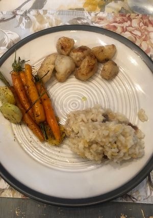 A picture of Gluten Free Saffron Risotto.