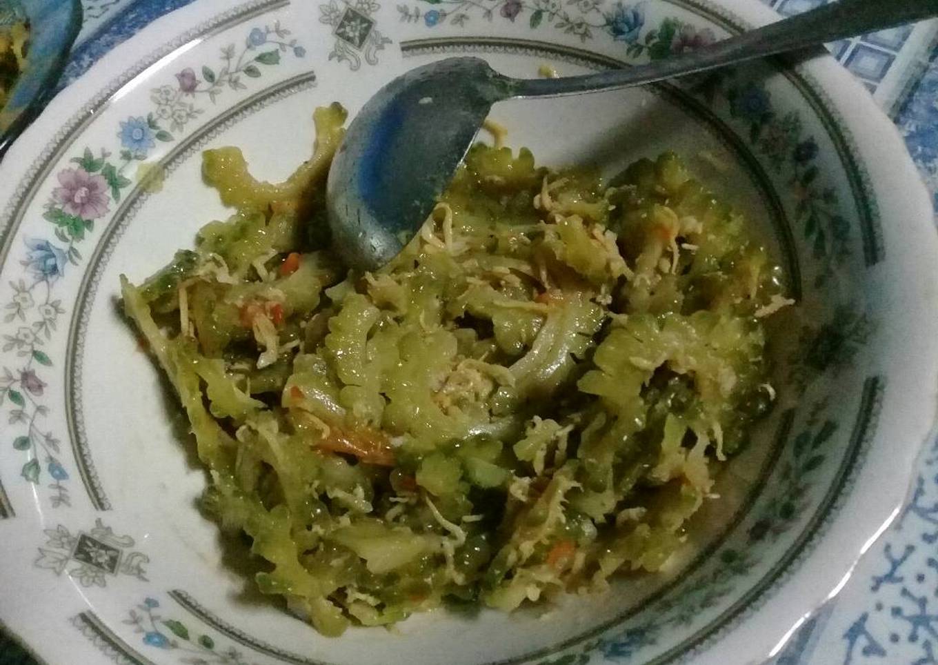 Oseng pare teri nasi