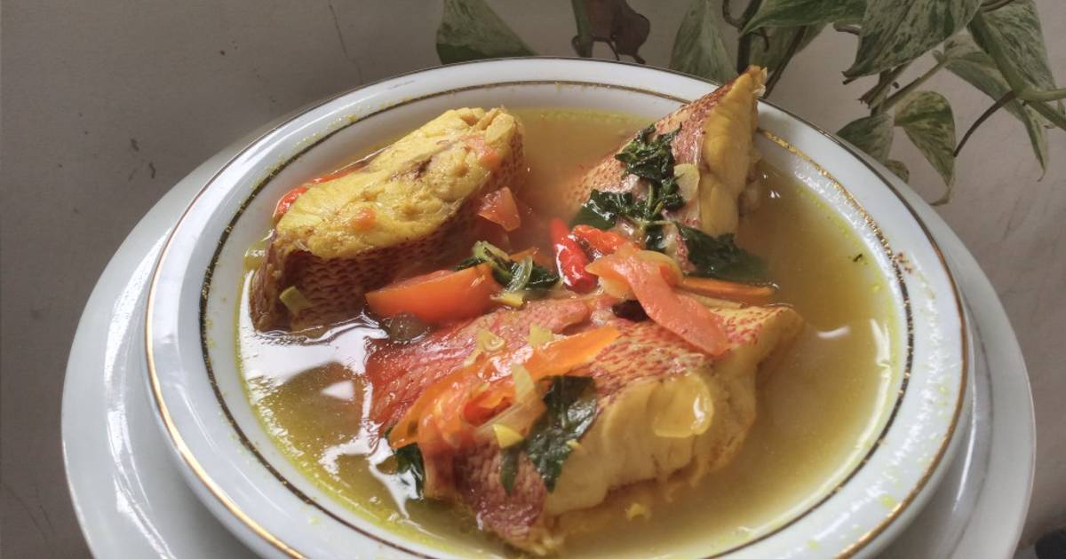 Resep Ikan Kakap Kuah Asam Oleh Rabiatul Munawarah Cookpad