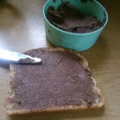 Homemade Nutella A picture of Homemade Nutella.