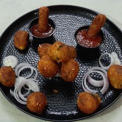 A picture of Cheese corn balls.