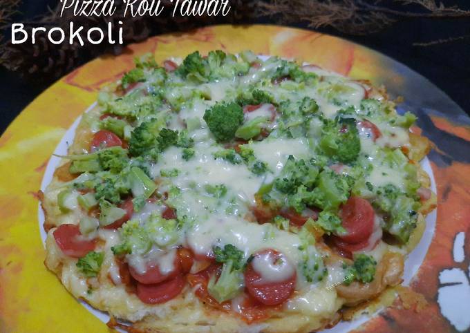 Pizza Roti Tawar Brokoli (PIZZA TEFLON)