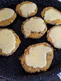 Hamburguesas de arroz con vegetales crudos