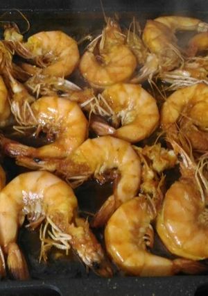 Foto resep Udang bakar madu