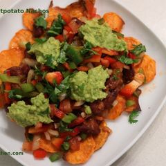 A picture of Baked Sweet Potato Nachos.