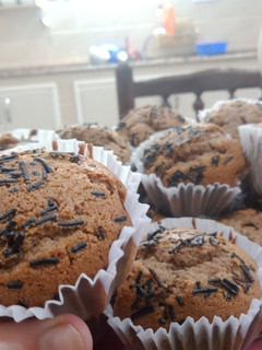 صورة لوصفة 🧁 مادلين بذوق الكاكاو 🍫
