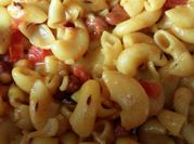 A picture of baked macroni