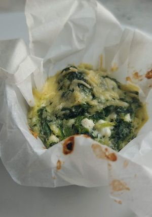 Una foto de Muffins de Espinacas 🌿 🥚 y Queso Cottage 🧀