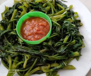 Gampangnya Memasak Rujak kangkung Paling Enak