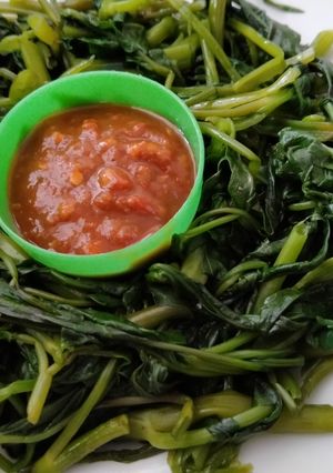 Foto resep Rujak kangkung
