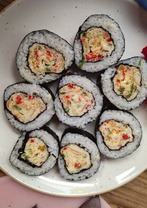 Foto resep Cheese Egg Sushi