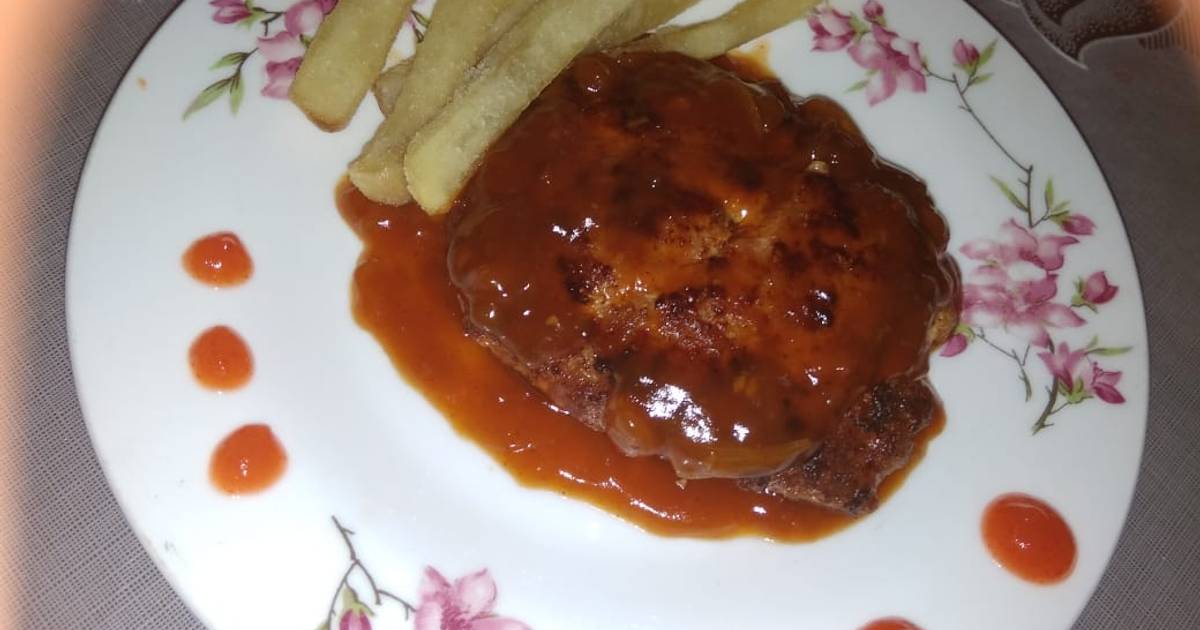 Resep Steak Daging Sapi Giling oleh Rizqa Amanati Cookpad