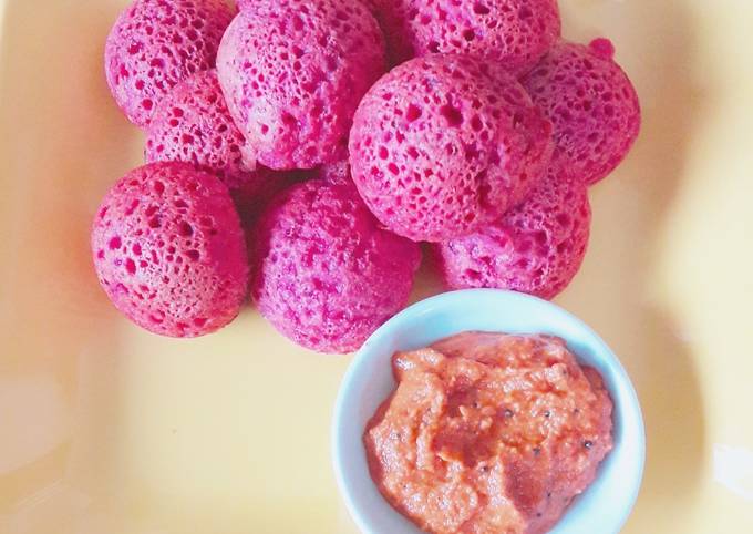 Easiest Way to Make Delicious Instant beetroot paddu (appe)