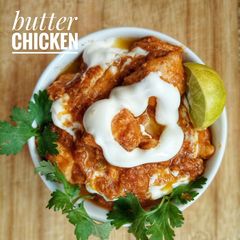 A picture of Butter chicken (packet masala).