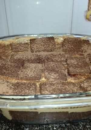 Una foto de Torta de chocolinas o chocotorta!!