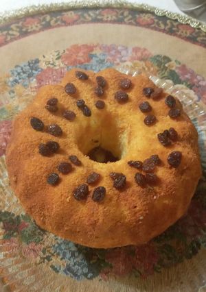 عکسی از دستور کیک ساده😋