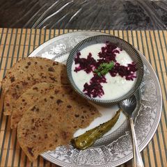 A picture of Soya paratha.