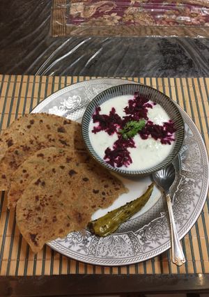 A picture of Soya paratha.