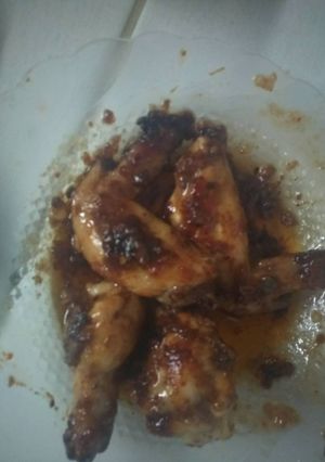 Foto resep Ayam Panggang Teflon bumbu saus tiram