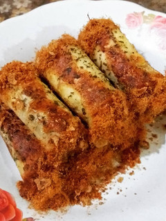 Foto resep Roti Roll Abon Praktis (Roti Tawar)