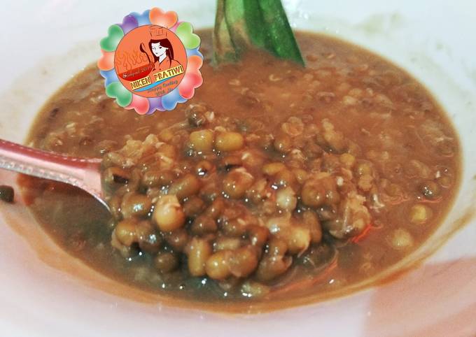 resep bubur kacang hijau lembut  simple oleh niken pratiwi cookpad