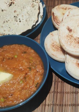 A picture of Butter Pav Bhaji 😋.