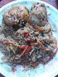 Chop suey con pollo