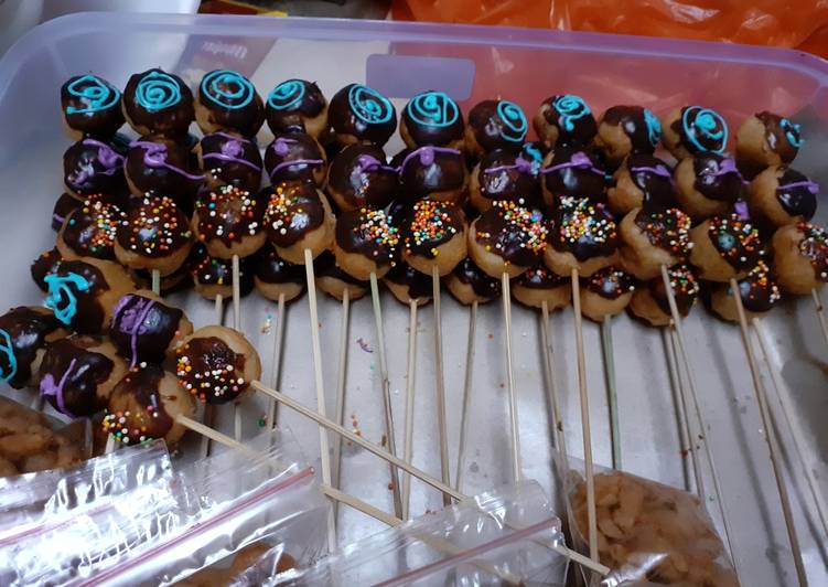 Sate Donat untuk Jajanan Sekolah