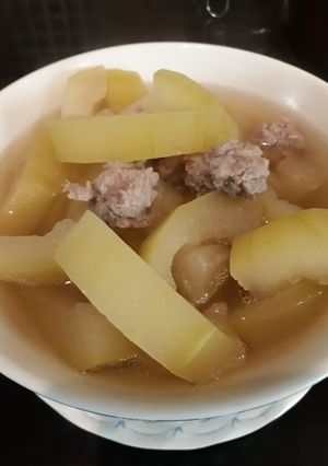 รูปของ แกงจืดฟัก(หมับสู)หมูสับแฮร่