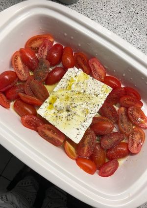 Φωτογραφία της συνταγής Βίδες με ντοματίνια και φέτα 🍝