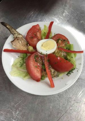 Una foto de Ensalada de cangrejo