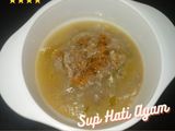 Sup hati ayam (mpasi 4⭐) bisa untuk 6/7/8 bulan. textur menyesuaikan