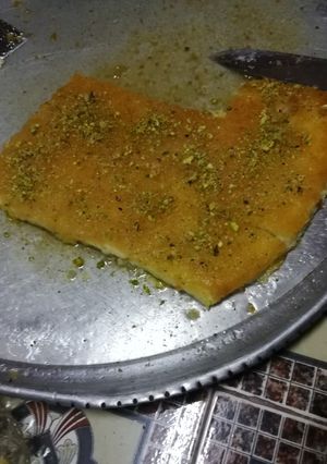 صورة لوصفة الكنافه الكذابه