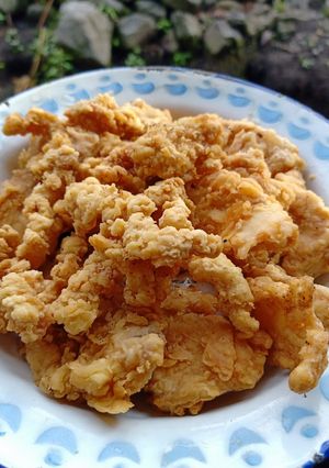 Foto resep Ayam keriting goreng tepung