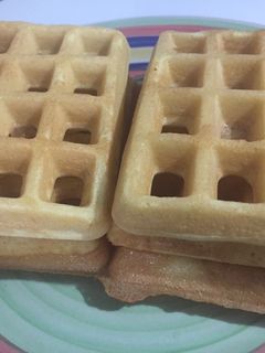 Una foto de Waffles keto