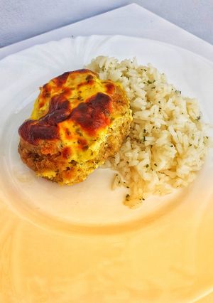 Húsgombóc töltve recept fotója